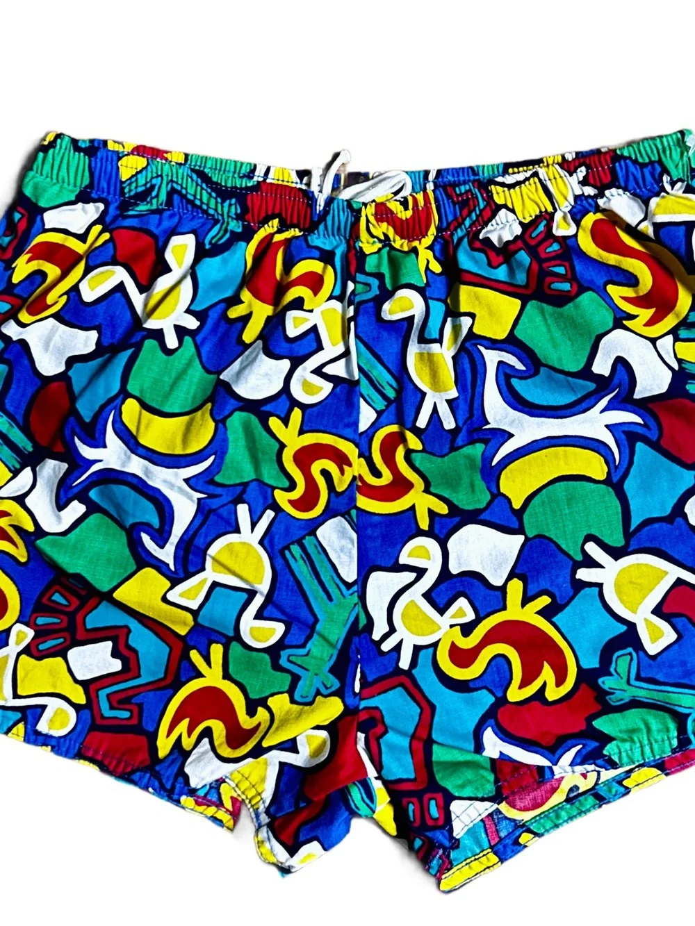 Sergio Valente ~ Men’s Large ~ USA ~ Vintage/ Retro ~ Multi-Colors ~ Swim Trunk
